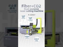 Hybrid laser cutting machine for metal and nonmetal