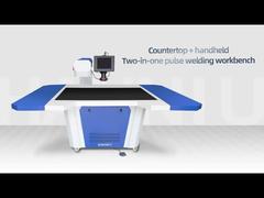 Pulse laser welding machine short viedo