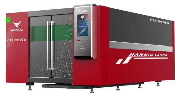 주문 1500*3000mm 폐쇄 레이저 절단 기계 1000W Cypcut 제어 시스템 online manufacture