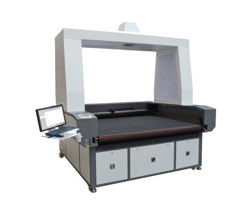 Máy cắt laser ăn tự động da may mặc 1610 1810 Với CCD