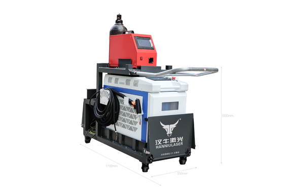 1500W 2000W 3000W Handheld Fiber Laser Welding Machine Integrated Type With Wheels