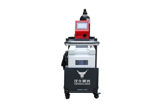 Four In One Handheld Fiber Laser Welding Machine With Small Trolley 1500w 2000w 3000w